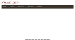 Desktop Screenshot of moldespropiedades.com